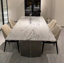 Load image into Gallery viewer, Marble Top Dining Table