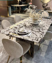 Load image into Gallery viewer, Marble Top Dining Table