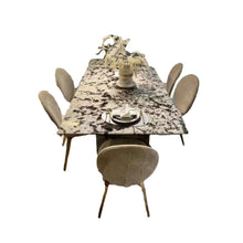 Load image into Gallery viewer, Marble Top Dining Table