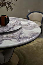 Load image into Gallery viewer, ITALIAN MINIMALIST CRYSTAL MARBLE DA3-050-5 ROUND DINING TABLE